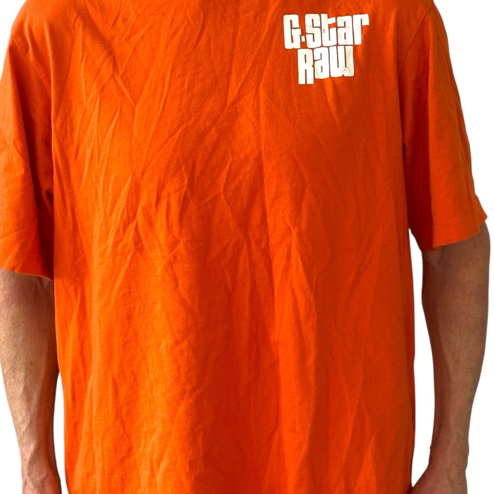 G-Star Bold Orange Short Sleeve Tee - Picture 4 of 13